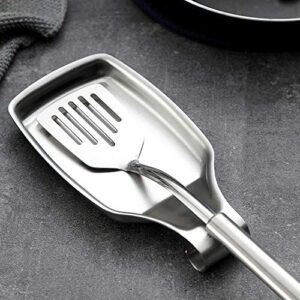 Jolitac Spoon Rest for Stove Top Stainless Steel Utensils Holder Turner Spatula Organizer Storage Soup Spoon Rests Kitchen Tool