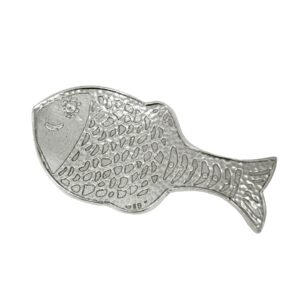 crosby & taylor somethin's fishy pewter spoon rest