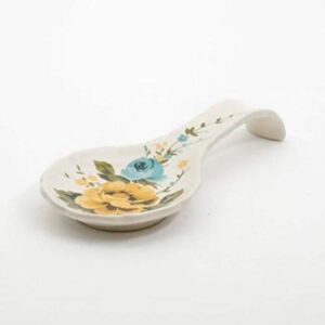 Pioneer Woman 8.5 Inch Rose Shadow Spoon Rest