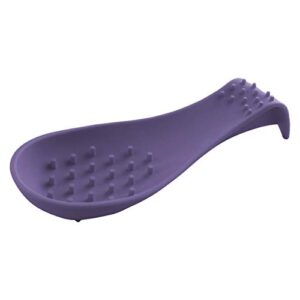 dexas silicone spoon rest, purple