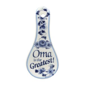 essence of europe gifts oma is the greatest mini ceramic spoon rest magnet