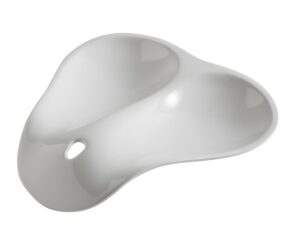 gourmac white twin spoon rest