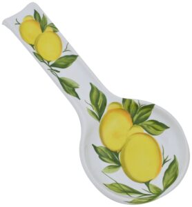 abbiamo tutto lemon spoonrest, 9.5-inch by 5-inch