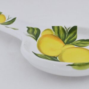 Abbiamo Tutto Lemon Spoonrest, 9.5-Inch by 5-Inch