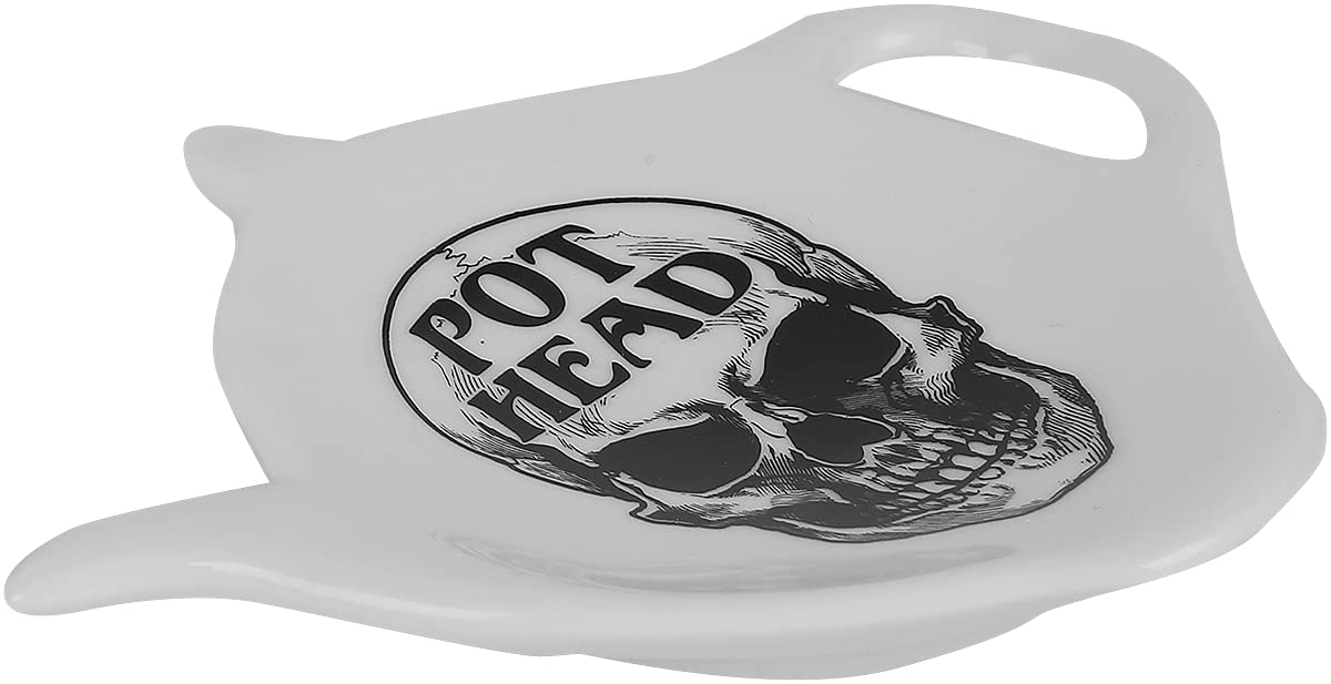 The Vault Pot Head Tea Spoon Rest Holder