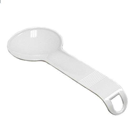 2 Spoon Rest Kitchen Utensils Home Decor Tools Spatula Holder Plastic White 12"