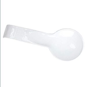 1 Spoon Rest Kitchen Utensils Home Decor Tools Spatula Holder Plastic White 12"