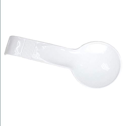 1 Spoon Rest Kitchen Utensils Home Decor Tools Spatula Holder Plastic White 12"