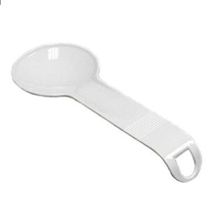 1 Spoon Rest Kitchen Utensils Home Decor Tools Spatula Holder Plastic White 12"