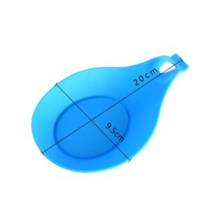 Silicone Spoon Rest Heat Resistant Kitchen Utensil Rest Ladle Spoon Holder Colorful Spatula Holder Rest Kitchen Tool 5 Pieces