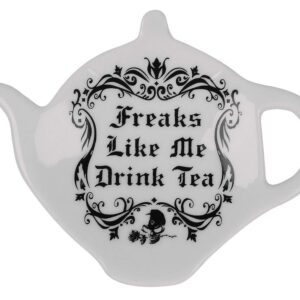 The Vault Kitchen Decorative Freaks Like Me Tea Spoon Rest Holder