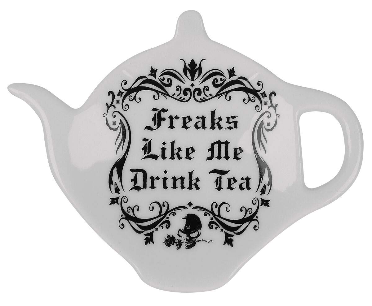 The Vault Kitchen Decorative Freaks Like Me Tea Spoon Rest Holder