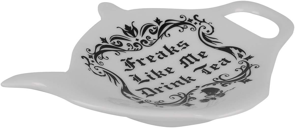 The Vault Kitchen Decorative Freaks Like Me Tea Spoon Rest Holder