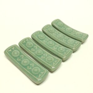 celadon spoon rest from studio in korea/perfect for asian spoon and chopstick