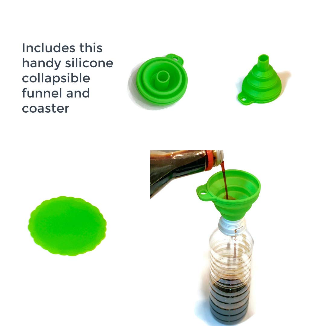 WillourGarbry Spoon Rest Utensil Holder Set of 4 Large and Small Food Grade Silicone Includes Funnel and Coaster