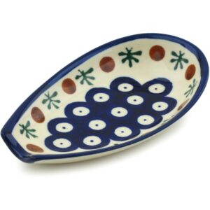 polish pottery spoon rest 5-inch mosquito