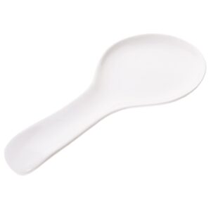 yarnow ceramic spoon rest ceramic spatula rest stove kitchen decor and accessories countertop spoon rest ladle rest scoops chopstick holders scooper household white cutlery rack ceramics