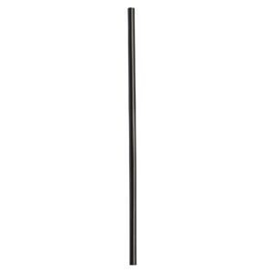Comfy Package, [500 Count] Disposable Plastic Drinking Straws - 7.75" High - Black