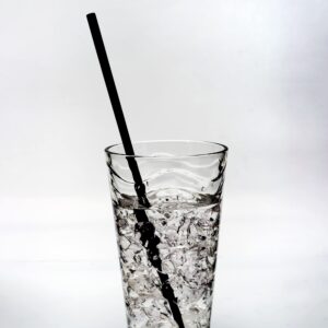 [1000-Pack] Plastic Straws - 7.75 Inches Long, Drinking Straws, Standard Size, Bulk Pack, Black (2 Boxes of 500 Straws)