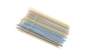 goodcook straws, flexible, small, multicolor, 50 count