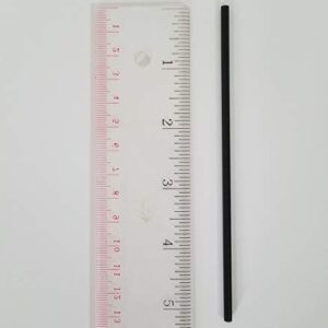 MRMX Brand 1,000ct Black Plastic Sipping Stir Straws for Coffee, Cocktail drinks 5.25" long comes in a Reclosable Poly Zip Lock Bag