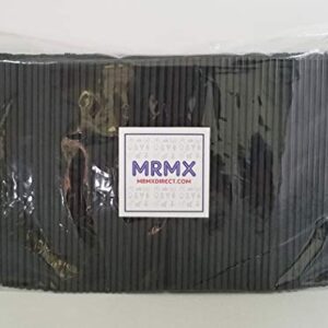 MRMX Brand 1,000ct Black Plastic Sipping Stir Straws for Coffee, Cocktail drinks 5.25" long comes in a Reclosable Poly Zip Lock Bag