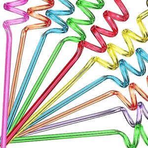 24pcs star baby party favors reusable drinking straws, 12 designs galaxy wars themed birthday party supplies with 2 cleaning brush