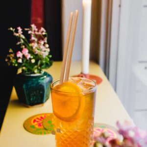 Biodegradable Eco-Friendly Sugarcane Straws 10.2 Inch Long Compostable Drinking Straws Bulk Plasticless A Sturdy Straws Works for Hot/Cold Drinks Not Soggy Alternative to Platic/Paper Ones
