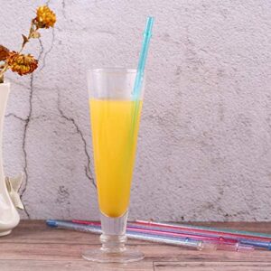 12 Pieces Reusable Plastic Straws Fit for Mason Jars, Tumblers, 9 Inches Glitter Sparkle Unbreakable Drinking Straw with 1 Cleaning Brush, BPA Free and Eco-friendly