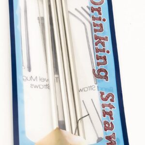 2 Venti Stainless Steel CocoStraw Replacement Straws 2qty For Hot & Cold Travel Mug To-Go Drink Cups