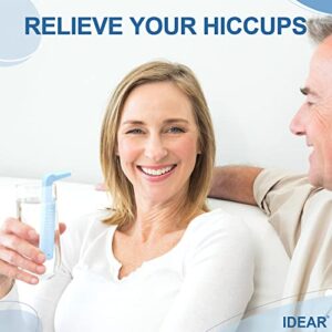 Natural Hiccup Straw, 1 Pack IDEAR Straw to Instantly Stop Hiccups, Especially for Adult, Effective and Easy to Use