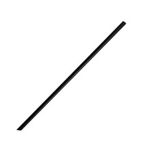 karat c9031s 9" jumbo straws (5 mm diameter), solid black (case of 2000)