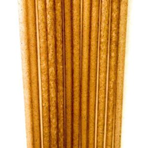 100 Pack Agave Fiber Straws Unwrapped Bio Preferred, Eco-Friendly, Alternative to Plastic Straws & Paper Straws, Plant Based