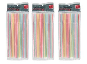good cook flexible drinking straws, 50 count (pack of 3)