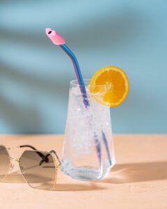 lipsip. sip from a straw without pursing your lips to help prevent lip lines & wrinkles. bpa-free dishwasher safe ecofriendly (pink & rainbow)