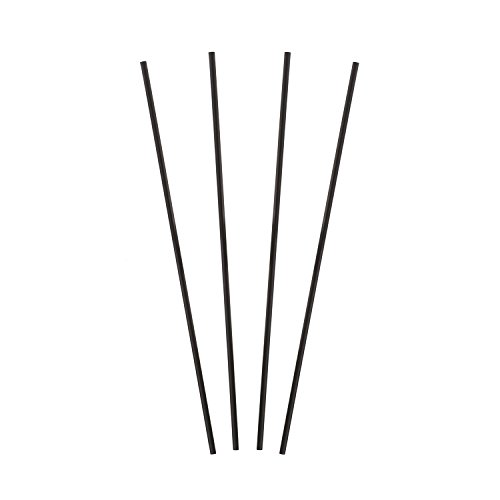 Royal 7.5" Black Sip Straw, Package of 1000