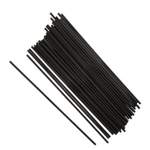 Royal 7.5" Black Sip Straw, Package of 1000