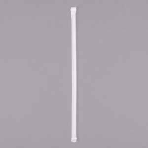 Plastic Drinking Red & White Straws - Extra Long Striped, Individually Wrapped Straw 10 inches long, BPA Free, Restaurant Grade,200 Pack Disposable Straws