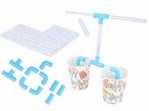 diy crazy straws connectors 21 pcs, drinking straws to children play game straws, cool silly gaming straws