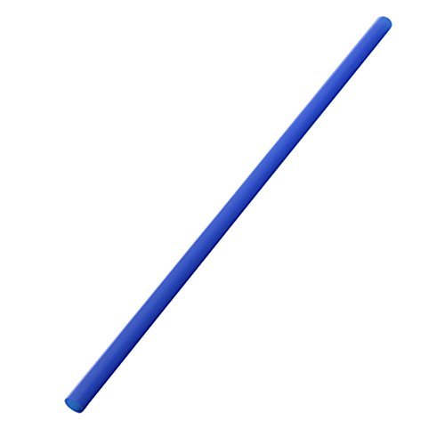 ADMIRING 10 Inch Plastic Drinking Straw 250 Pcs (10 Inch x 0.28 Inch) (Blue)