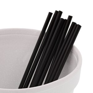 Royal 5" Black Sip Straw, Package of 1000