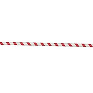 Karat Earth KE-C9338 10.25" Giant Paper Spiral Straws (7mm),Wrapped,Red & White (1,200 ct)