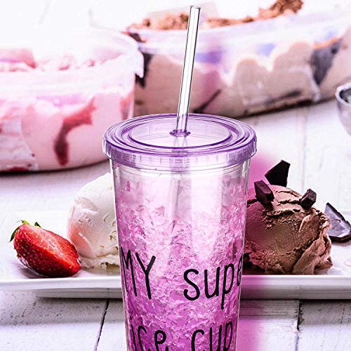 AYOYO 12 Pack 11 Inch Reusable Plastic Straws Clear Tritan Drinking Straw Portable Straws With Telescopic Case/Cleaning Brush for 24oz - 40oz Mason Jar Tumblers