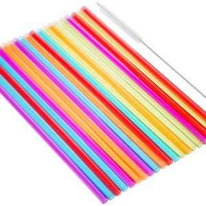 Joie Kitchen Gadgets 12690 Rainow PETG Reusable Rainbow Straws, Plastic, Multi