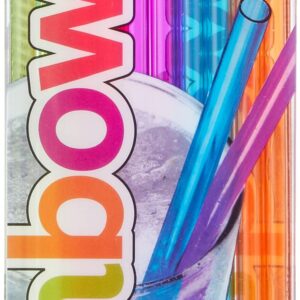 Joie Kitchen Gadgets 12690 Rainow PETG Reusable Rainbow Straws, Plastic, Multi