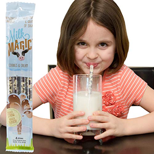 Milk Magic Cookies & Cream Milk Flavoring Straws, .18 oz, 4 count