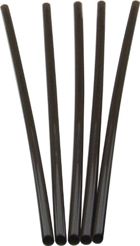 Cell-O-Core BS808BLK10/500 Collins Straw, 8" Length, Black (10 Packs of 500)