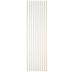 sammons preston reusable drinking straws, long reusable straws are dishwasher safe, set of 10 straws for wine bottles, tall cups, smoothies, large glasses, & thick liquids, 3/16" wide, flexible