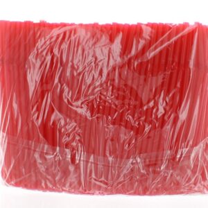 500 Ct Red Flexible Drinking Straws Bendable Soda Party Restaurant Bulk Supplies