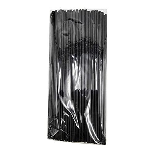 Party Bargains Disposable Coffee Stirrers 5", 360 Count, Black, Plastic Drink Stirrer Sticks, Cocktail Straws Bar Accessories, Hot Chocolate, Tea, Espresso Mixer, Cafes, Bistros, Hot Cold Beverages